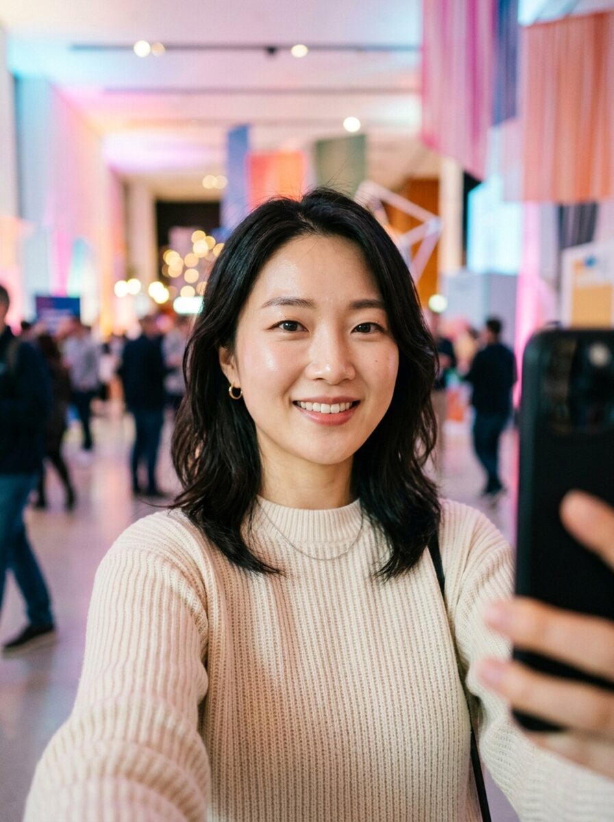 참여자 폰 셀피 원본